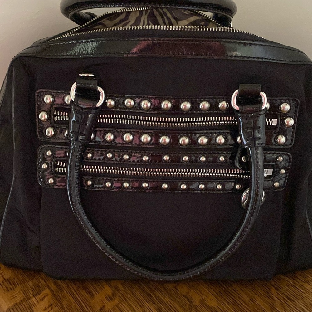 Brighton Studded Black Handbag
